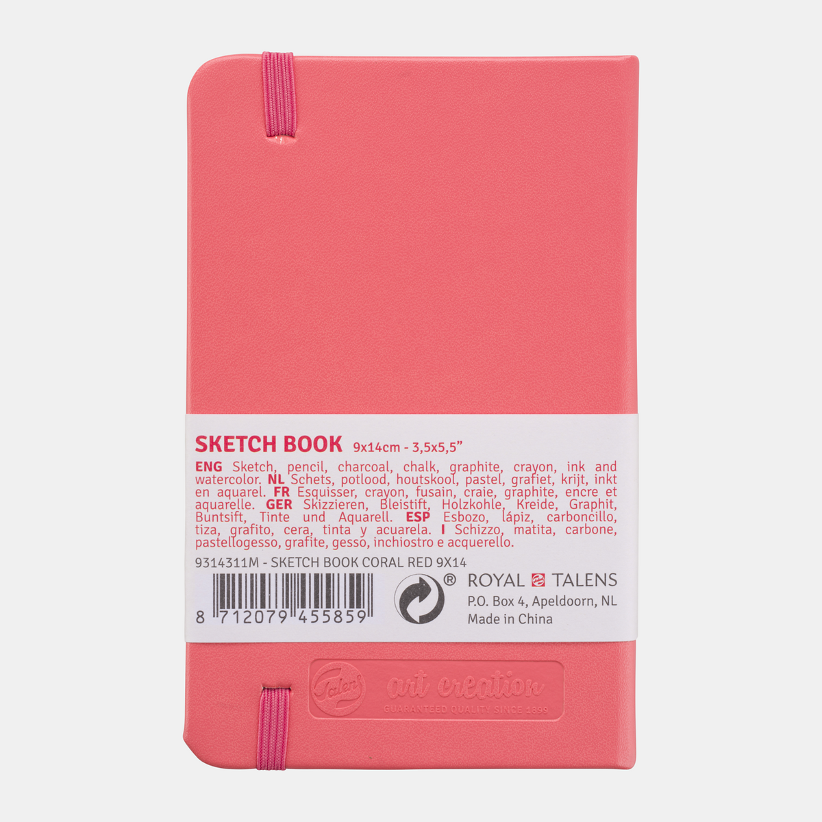 Blok za skiciranje ROYAL TALENS Art Creation Coral 9 x 14 cm, 140 g, 80 listova