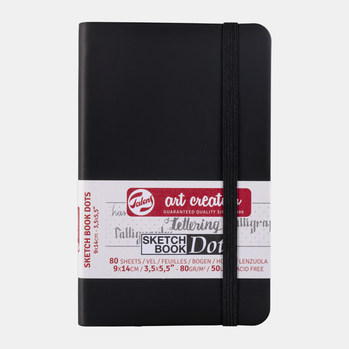 Blok za skiciranje ROYAL TALENS Talens Art Creation DOT Black 9 x 14 cm, 80 listova