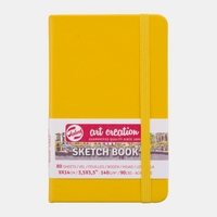 Blok za skiciranje Talens Art Creation Golden Yellow 9 x 14 cm, 140 g, 80 listova - tvrd povez