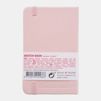 Blok za skiciranje ROYAL TALENS Art Creation Pastel Pink 9 x 14 cm, 140 g, 90 listova, tvrdi povez