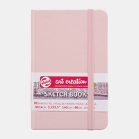 Blok za skiciranje ROYAL TALENS Art Creation Pastel Pink 9 x 14 cm, 140 g, 90 listova, tvrdi povez