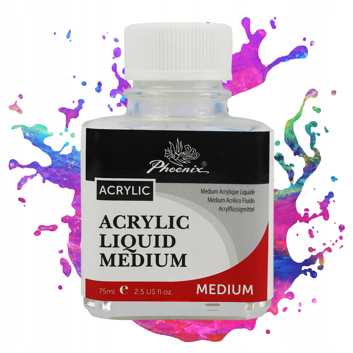 Tečni akrilni medijum Phoenix, 75 – 500 ml