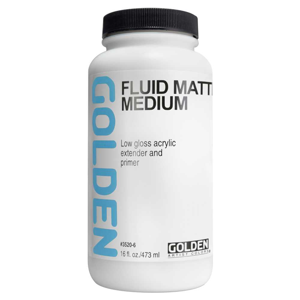 Tečni mat akrilni medijum GOLDEN Fluid Matte Medium