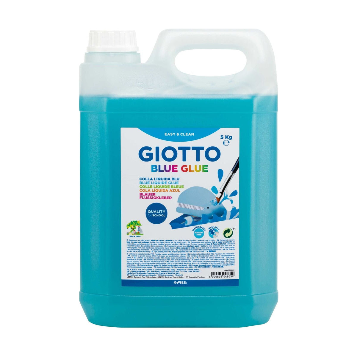 Tečni plavi lepak GIOTTO Blue Glue – kanister 5000 ml