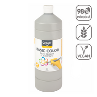 Tempera boja Creall, 1 000 ml – siva