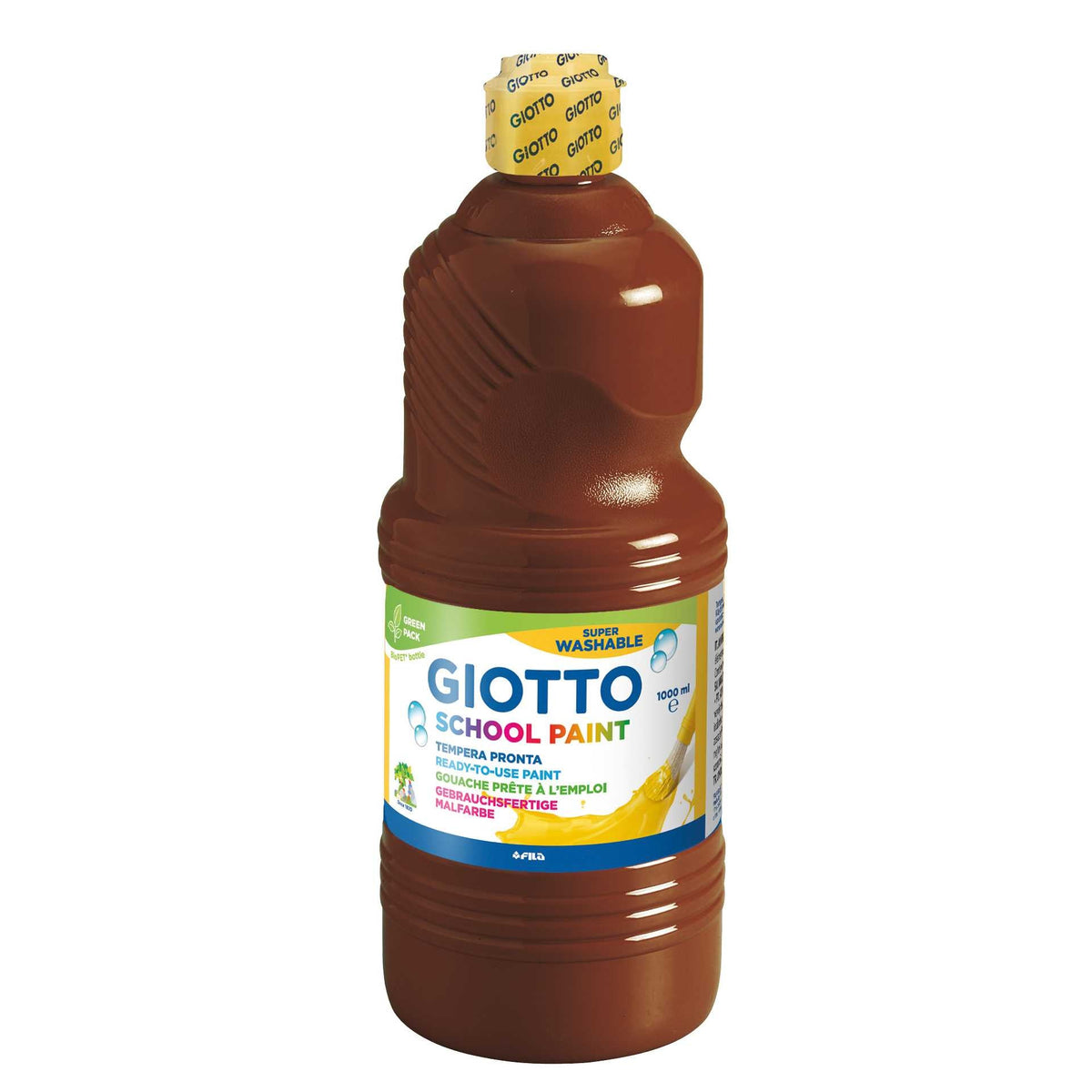 Tempera boja GIOTTO School Paint 1000 ml – smeđa