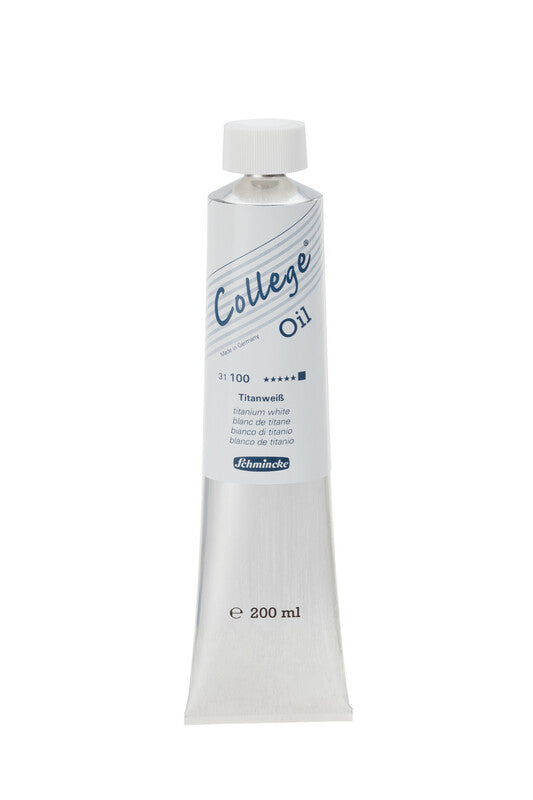 Uljana boja Schmincke College Oil 200 ml – 100 Titanijum bela