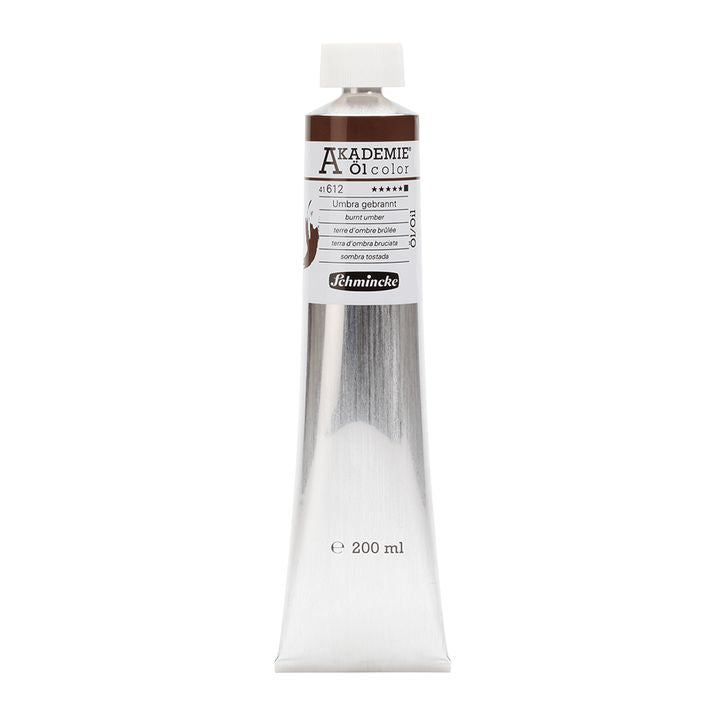 Uljane boje Schmincke AKADEMIE 200 ml | različite boje - pečena umbra