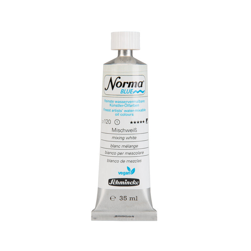 Uljane boje Schmincke Norma Blue 35 ml – 120 Bela za mešanje