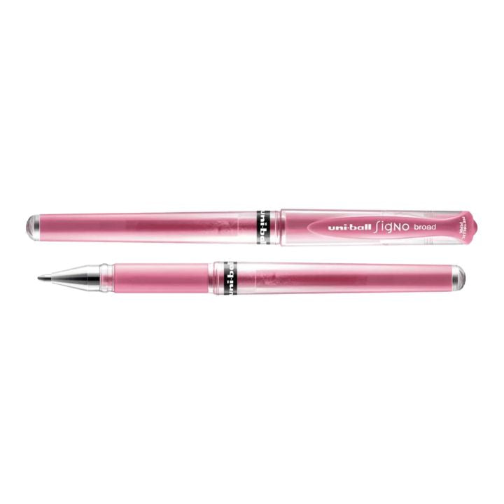 UNI SIGNO UM-153 Gel Pen 1.0 mm – metalik roze