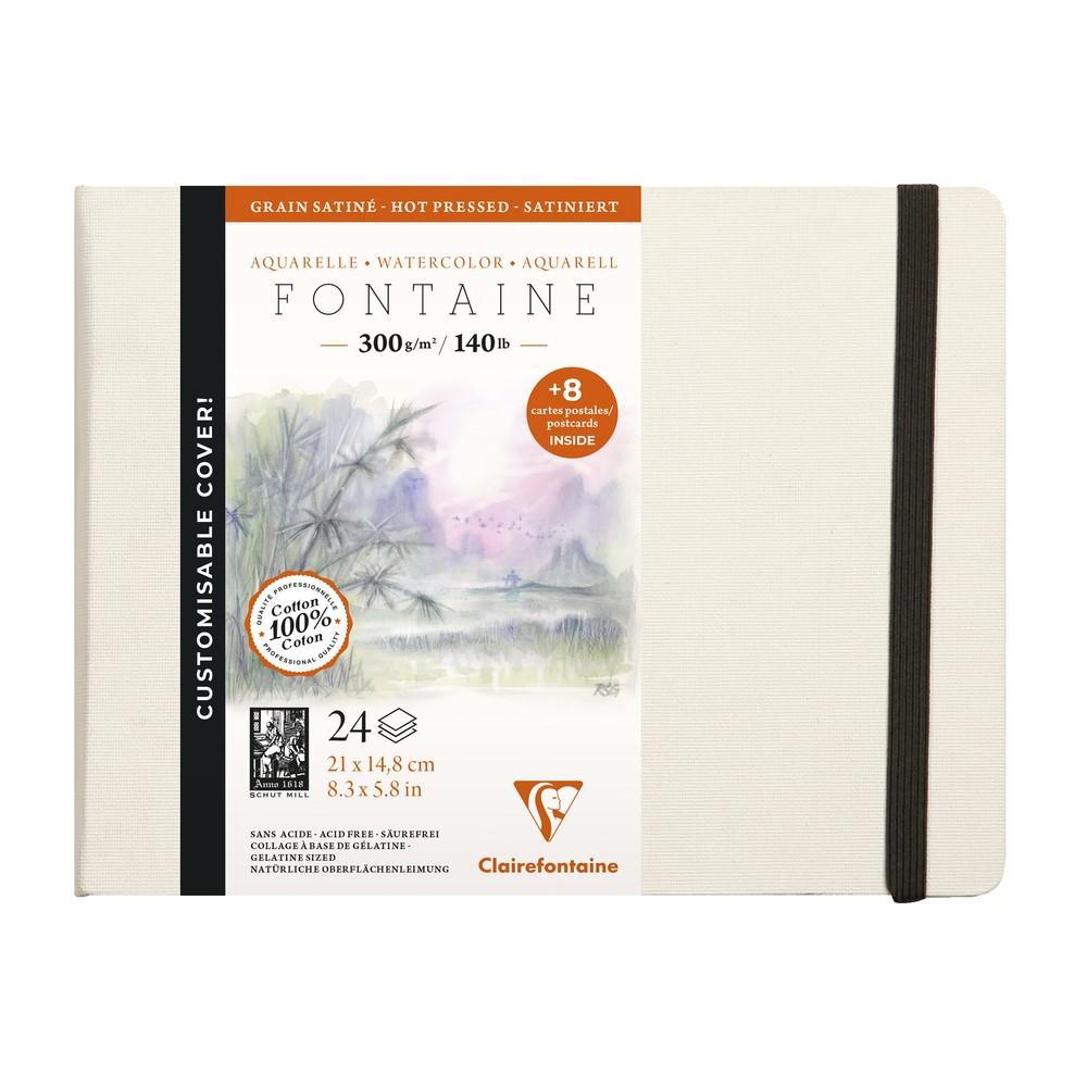 Clairefontaine Fontaine akvarel blok u tvrdom povezu HP 300 g 24L