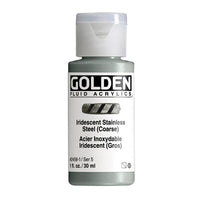 GOLDEN Fluid Iridescent Akrilna boja – 2458 čelik