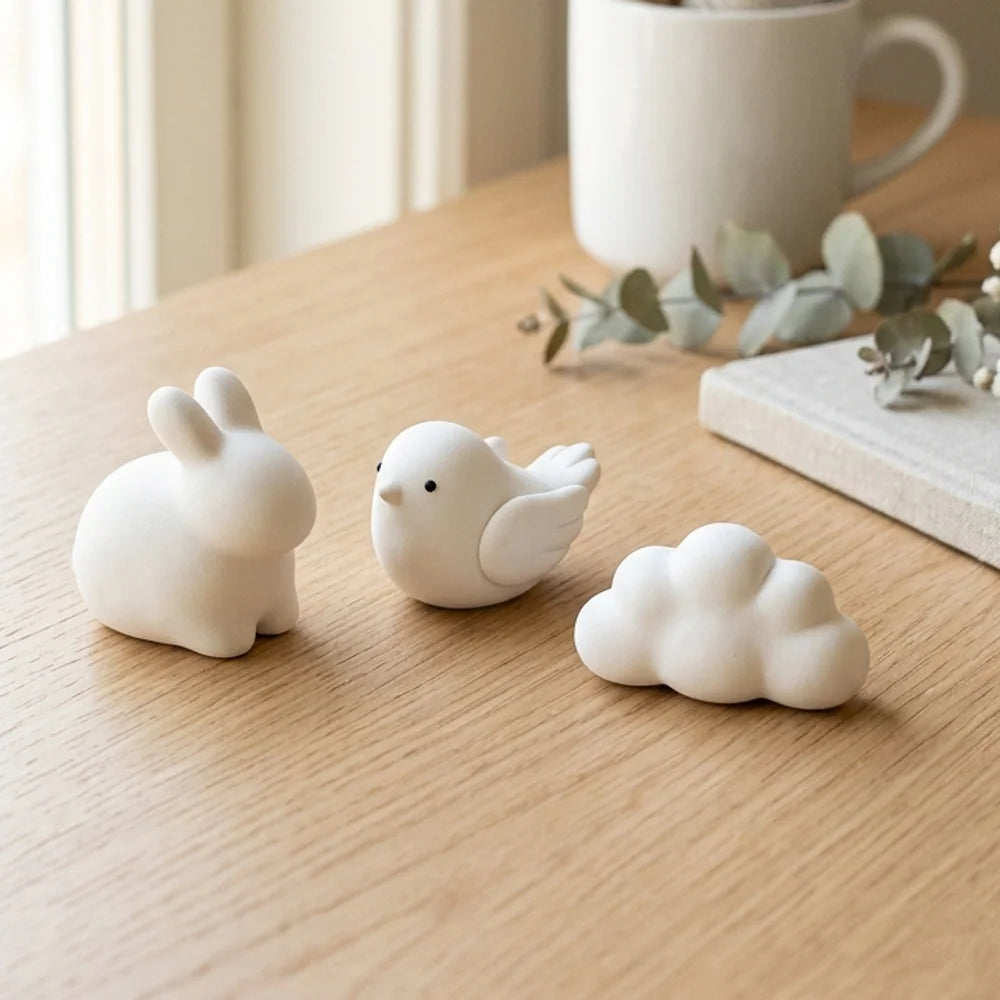 Lagane figurice modelovane od mase Cloudy Clay