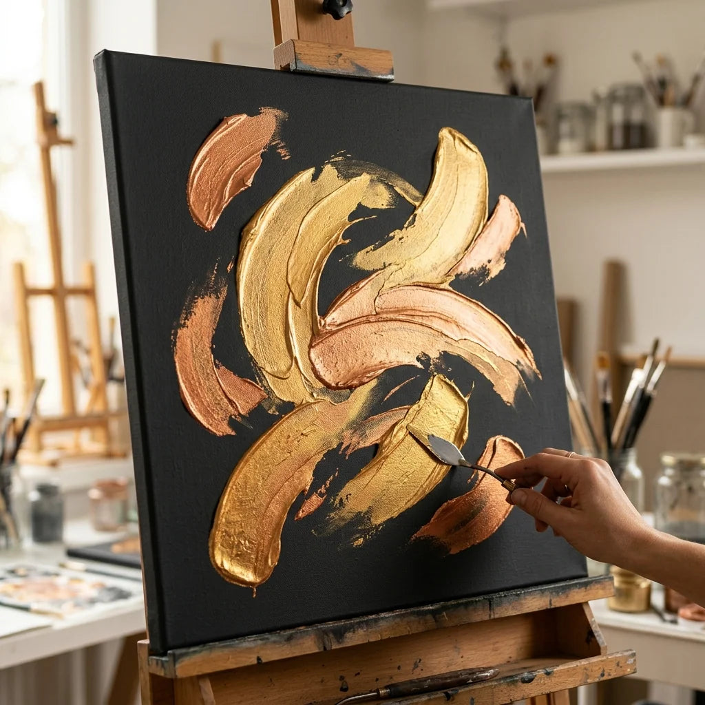 Metalik akrilni akcenti El Greco
