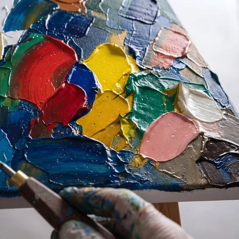 Debele impasto teksture u nijansama palete ARTMIE Euforia