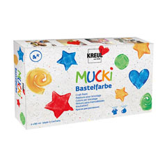 Set dečijih hobi boja MUCKI 6 x 80 ml